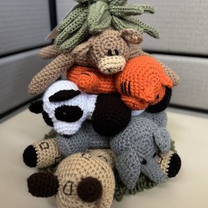 Handmade Crochet Animal Ring Toss (1)