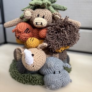 Handmade Crochet Animal Ring Toss (2)