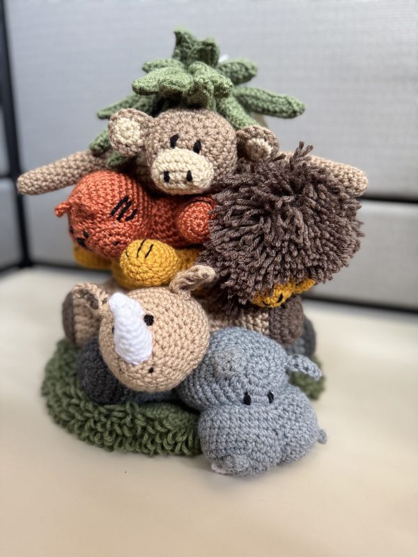 Handmade Crochet Animal Ring Toss (2)