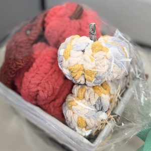 Handmade Crochet Fall Pumpkin Decorations (2)