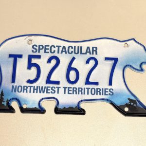 Collectible Northwest Territories Polar Bear License Plate