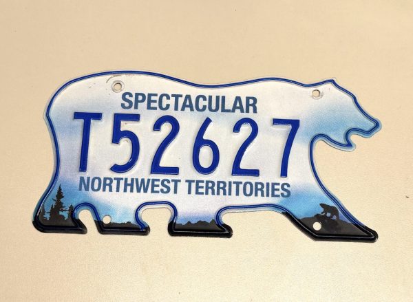 Collectible Northwest Territories Polar Bear License Plate
